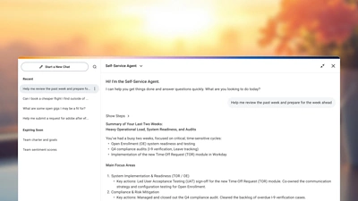 Screenshot of Example Sana Dashboard.